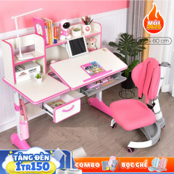 Bộ Bàn Học Thông Minh Chống Gù Chống Cận A12 Royal Blue