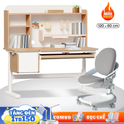 Bộ Bàn Học Thông Minh VANCOVER K120 Brown