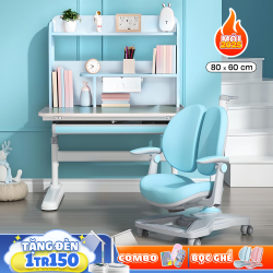 Bộ Bàn Ghế Thông Minh Chống Gù Chống Cận Cho Trẻ BBS Pink