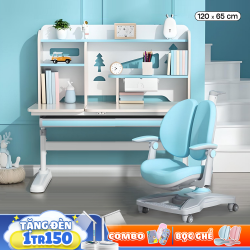 Bàn Học Thông Minh Chống Gù Chống Cận A12 LuxPro 2 Blue