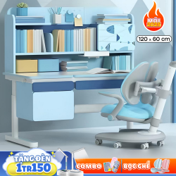 Bộ Bàn Ghế Thông Minh Cho Trẻ MACARON Pink